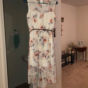 White light weight summer dress